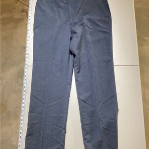 Haggar Men's Dark Navy Straight-Leg Dress Pants